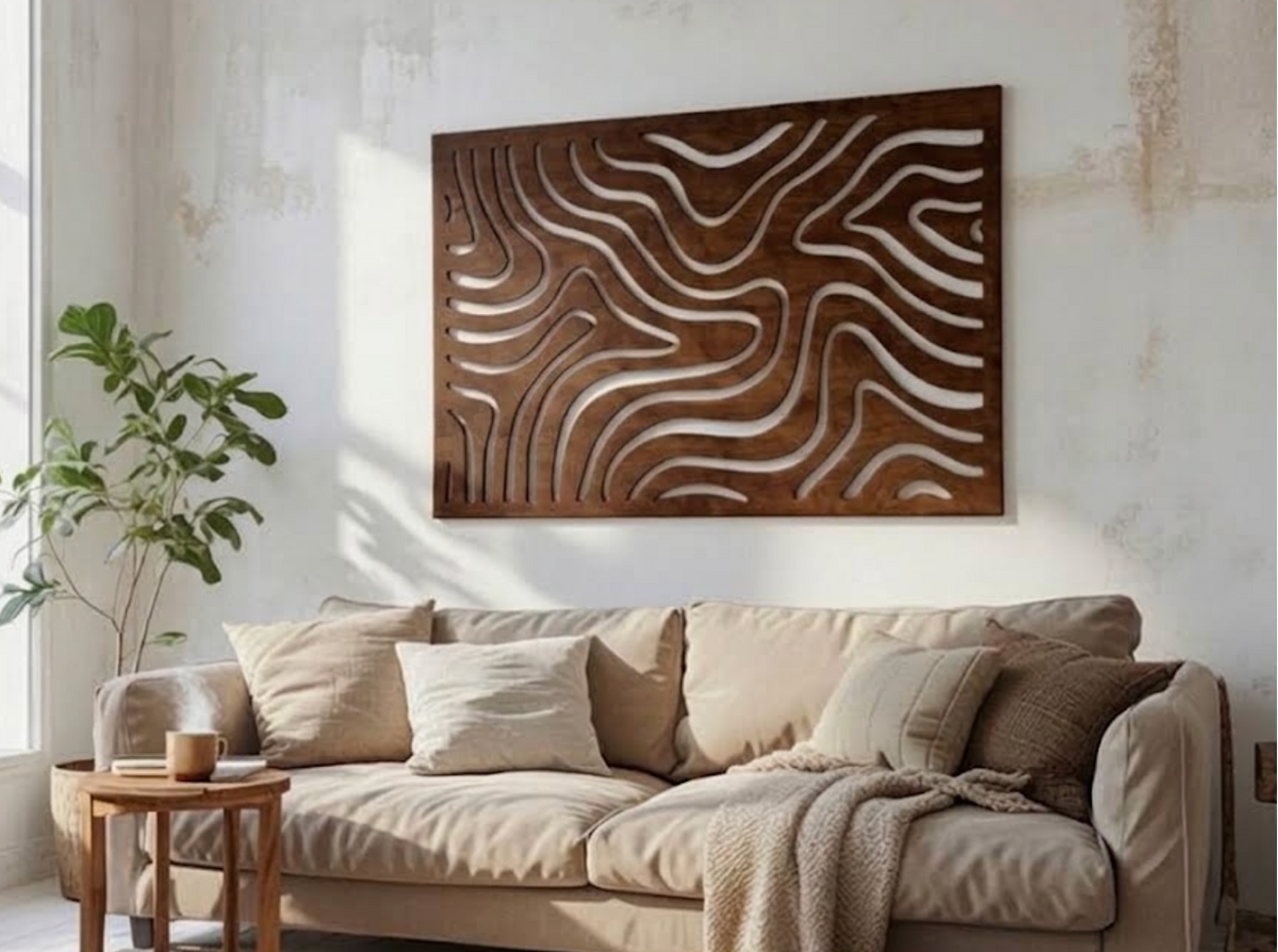 Oscillations Wood Wall Art