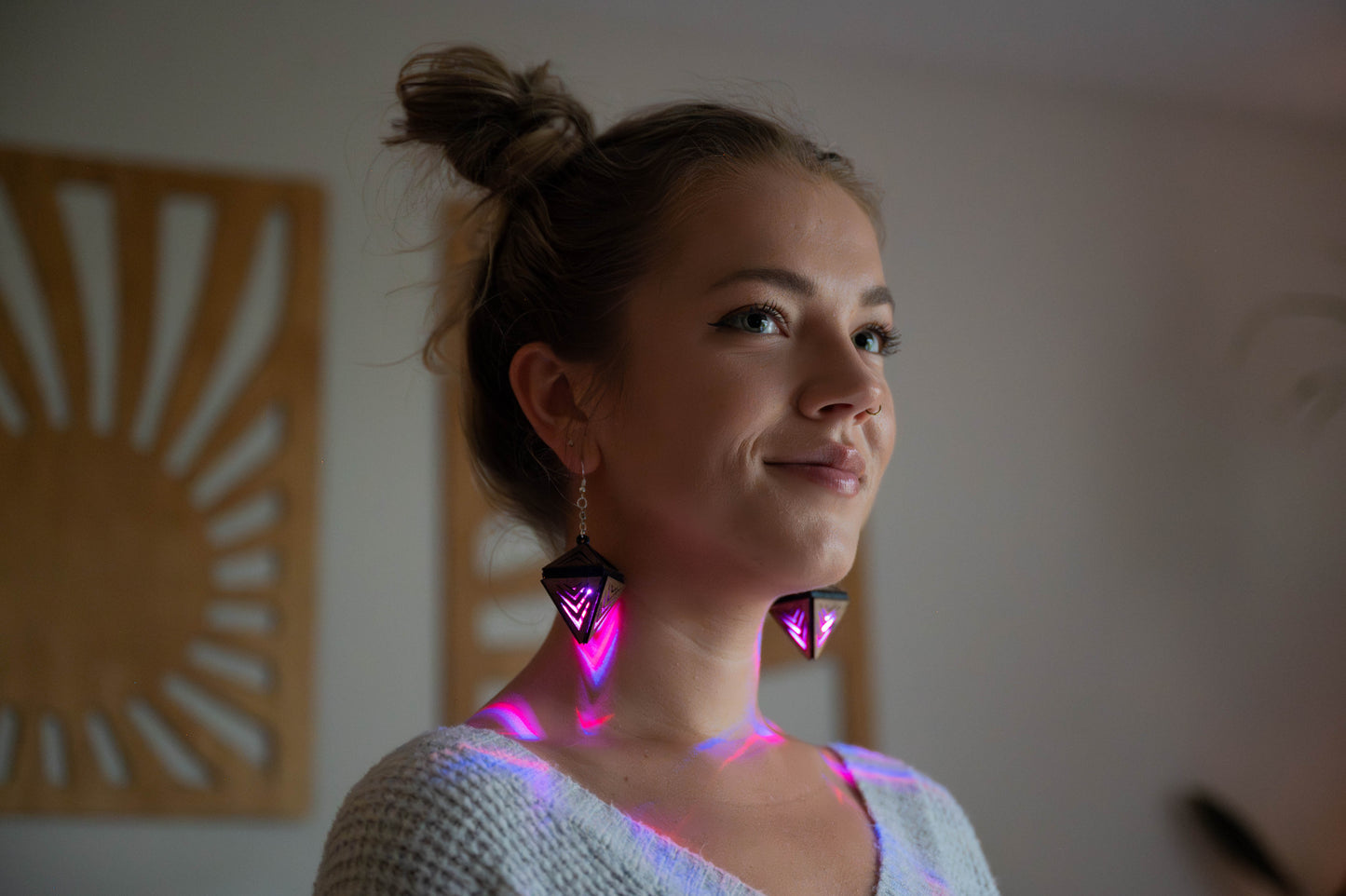 Lil' Lantern LED Earrings (V2 Rechargeable)