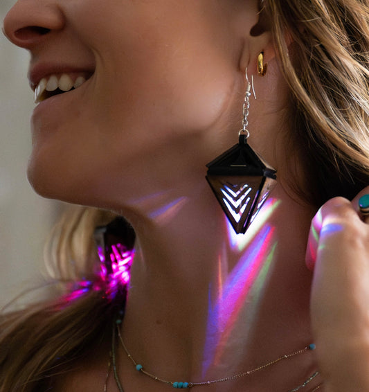 Lil' Lantern Earrings V2 (Rechargeable & Multi-color)