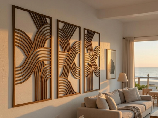 Crossing Paths - Laser Cut Wooden Wall Art